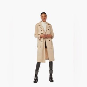 JUSTFAB Classic Tan Trench Coat